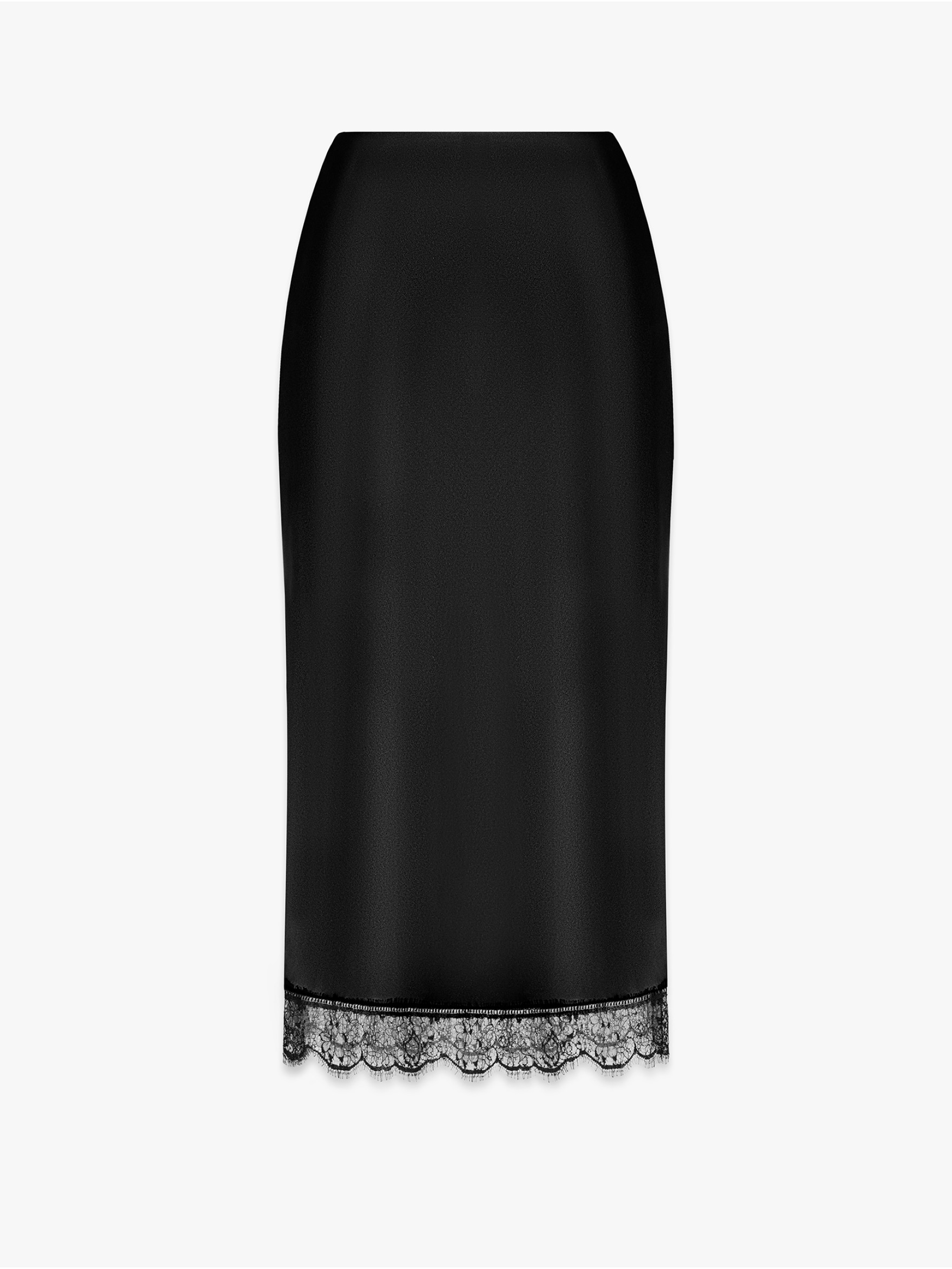 Юбка из шелка и кружева 
