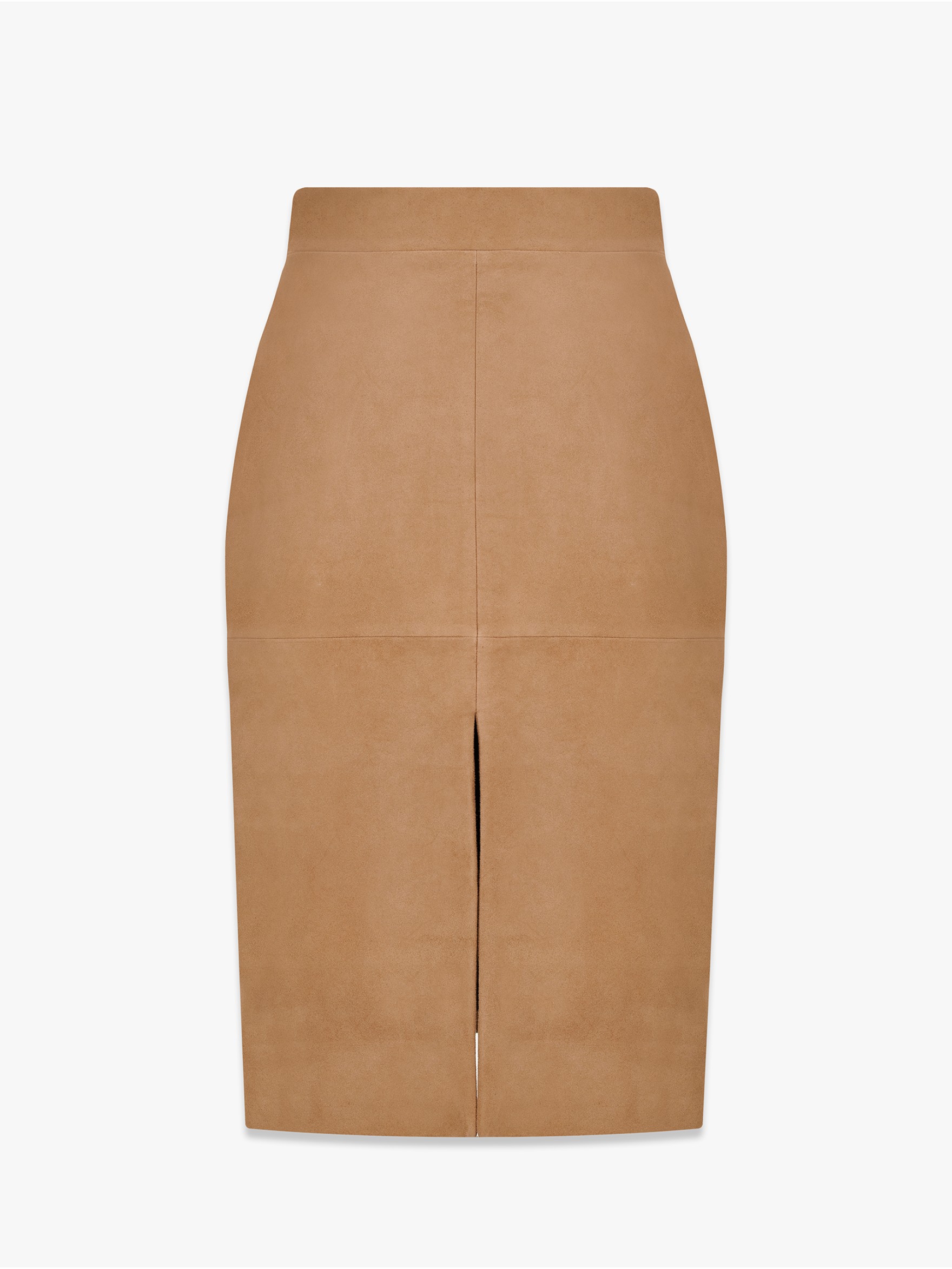Юбка-карандаш из замши