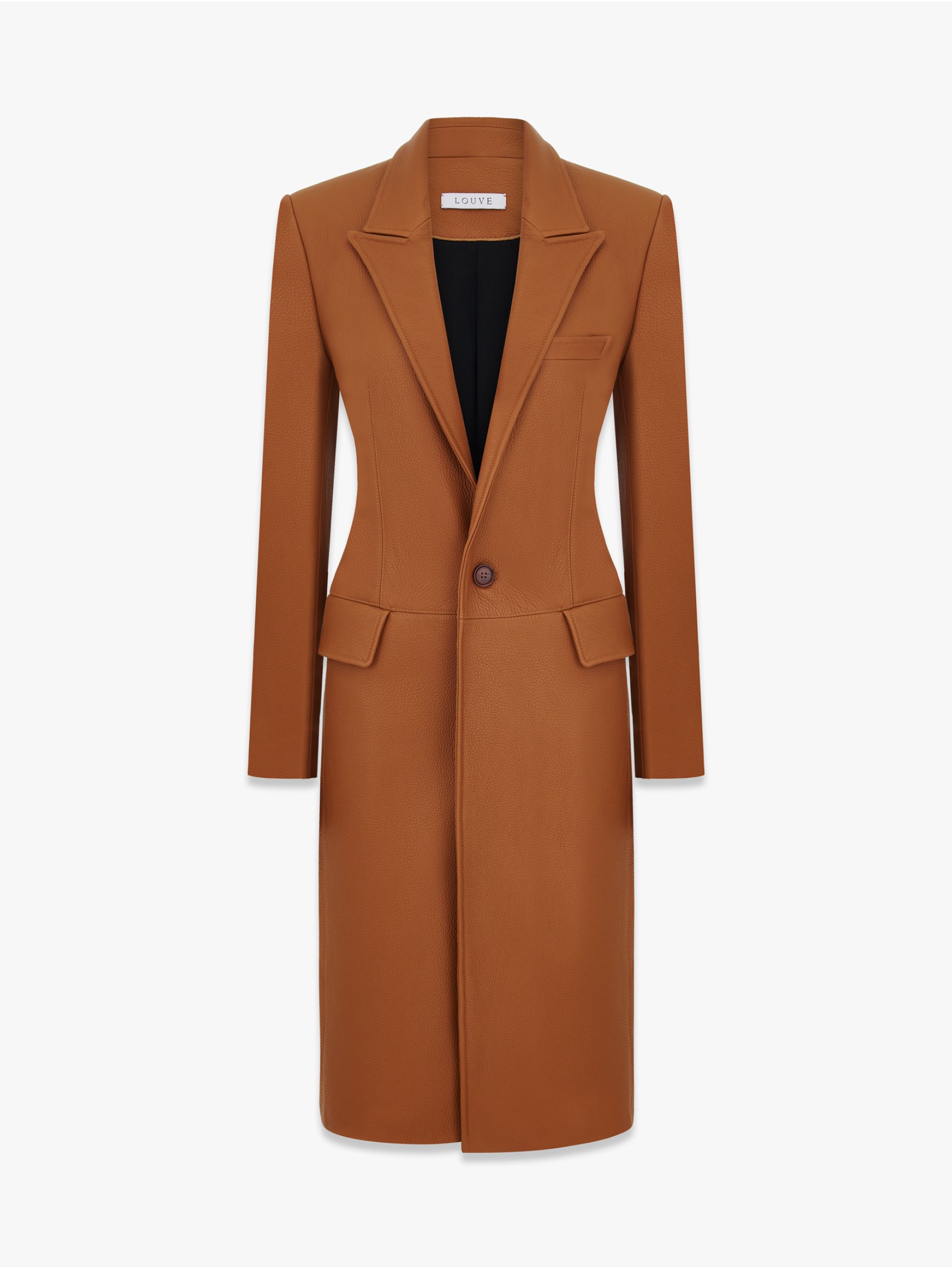 Пальто из кожи оленя