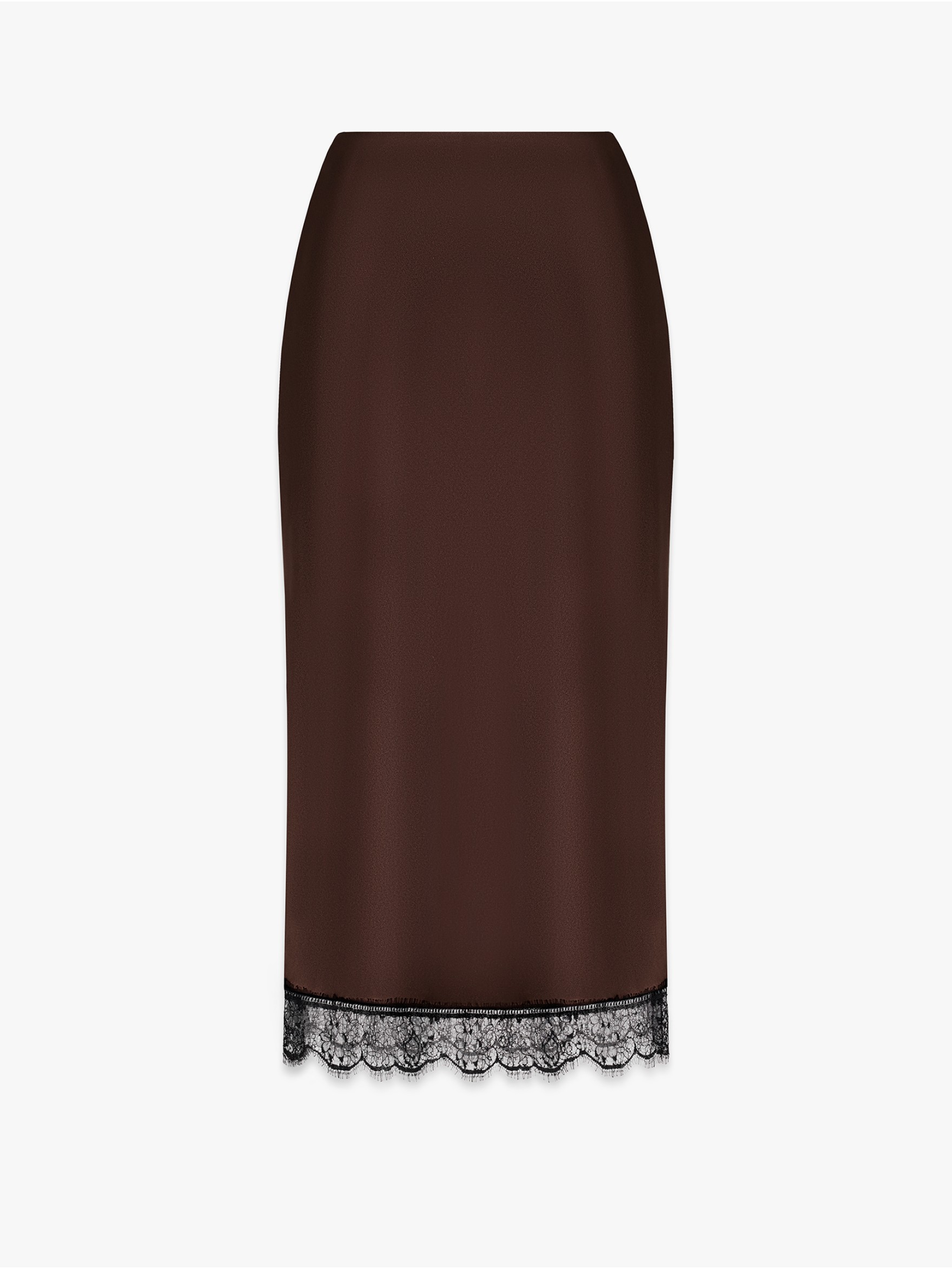 Юбка из шелка и кружева 