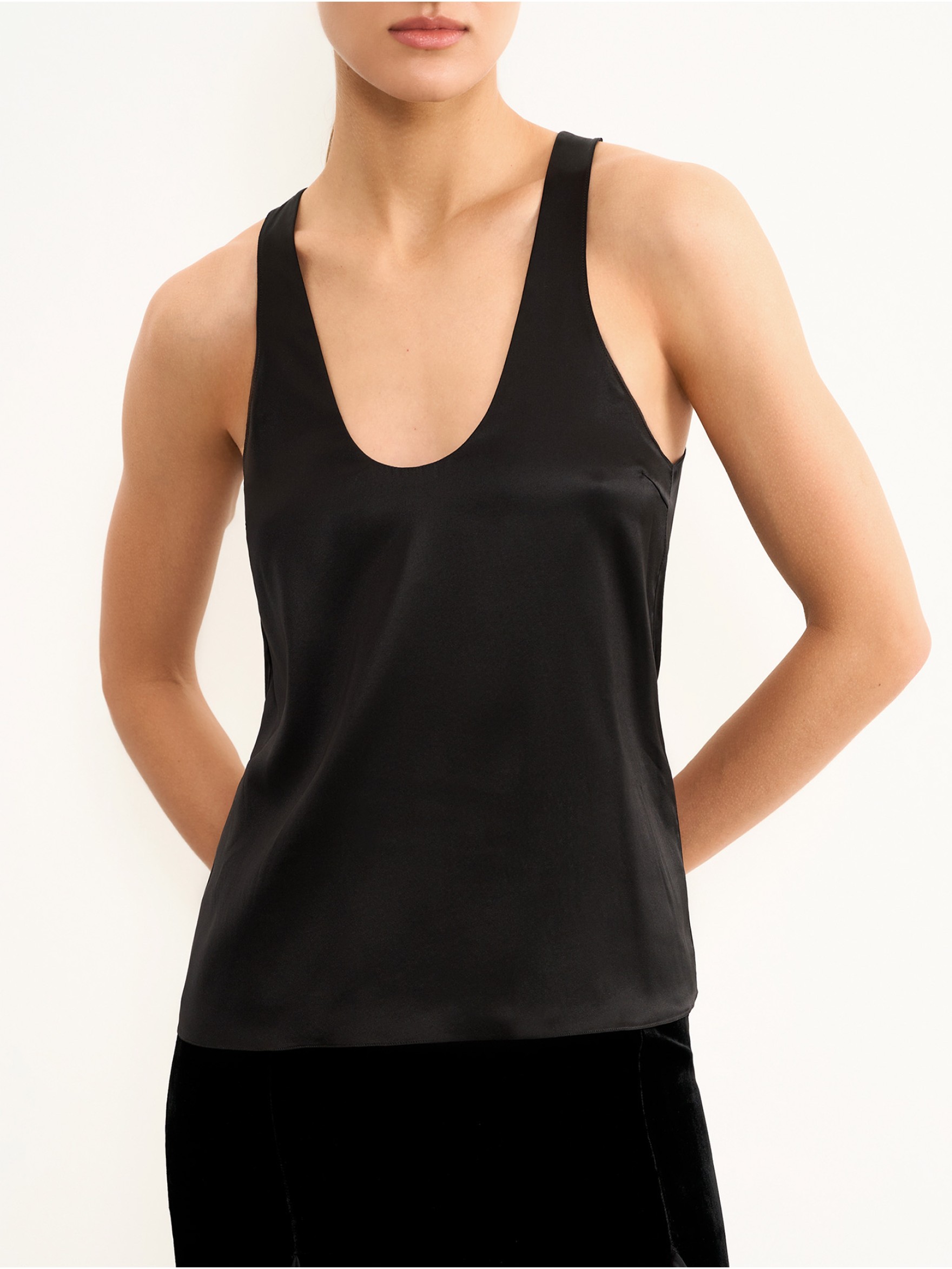 Топ из шелка