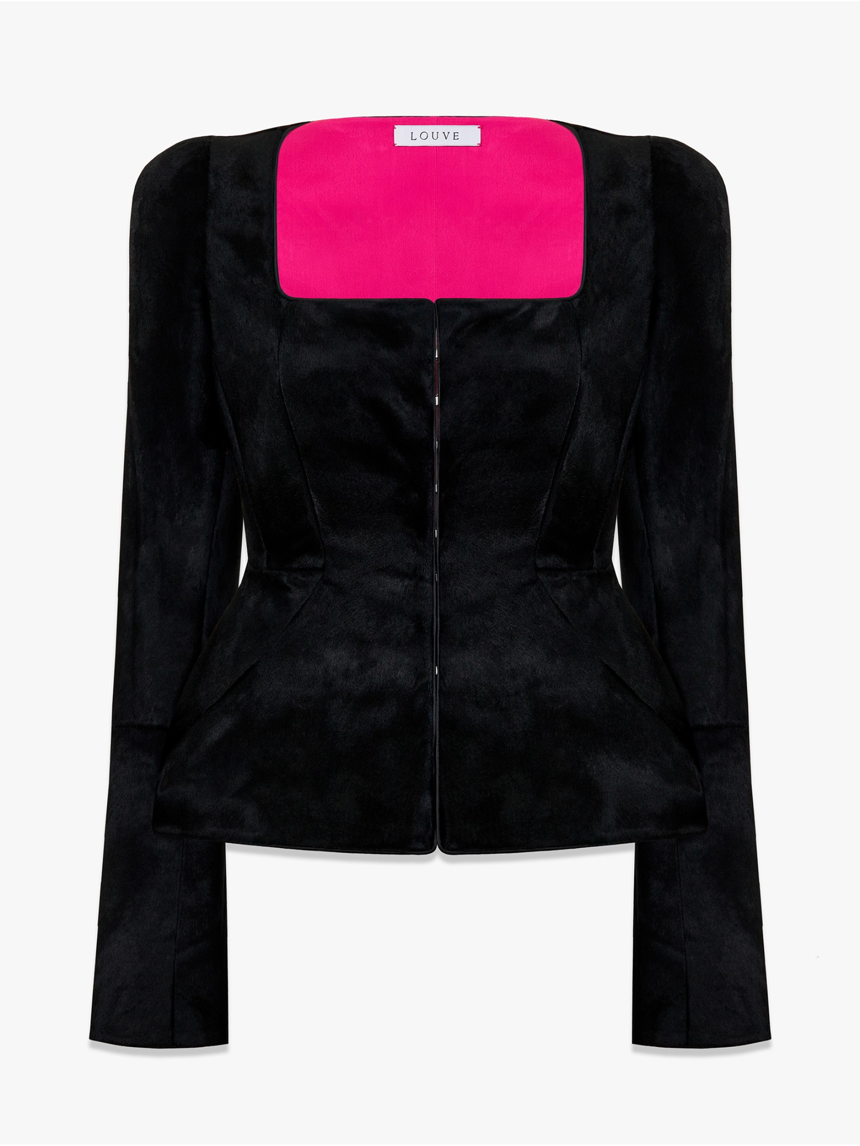 Жакет-корсет из кожи Cavallino