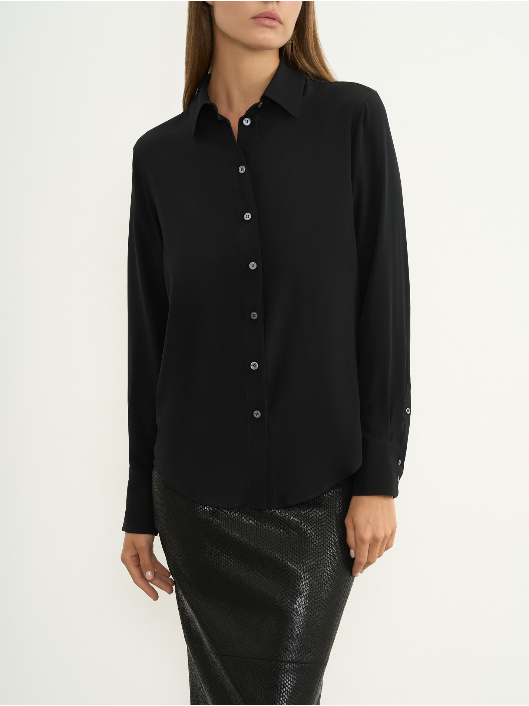 Рубашка из крепдешина