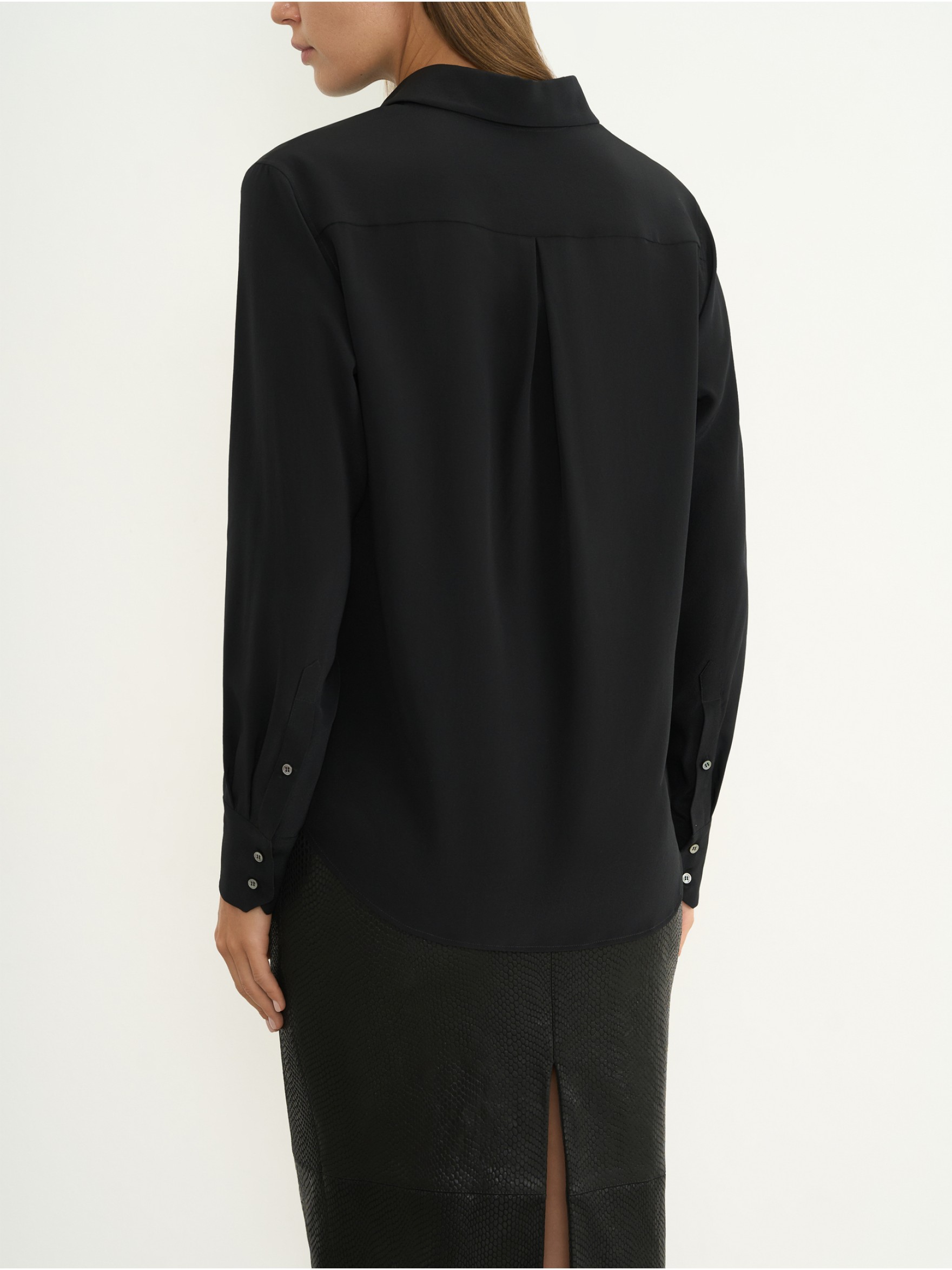 Рубашка из крепдешина