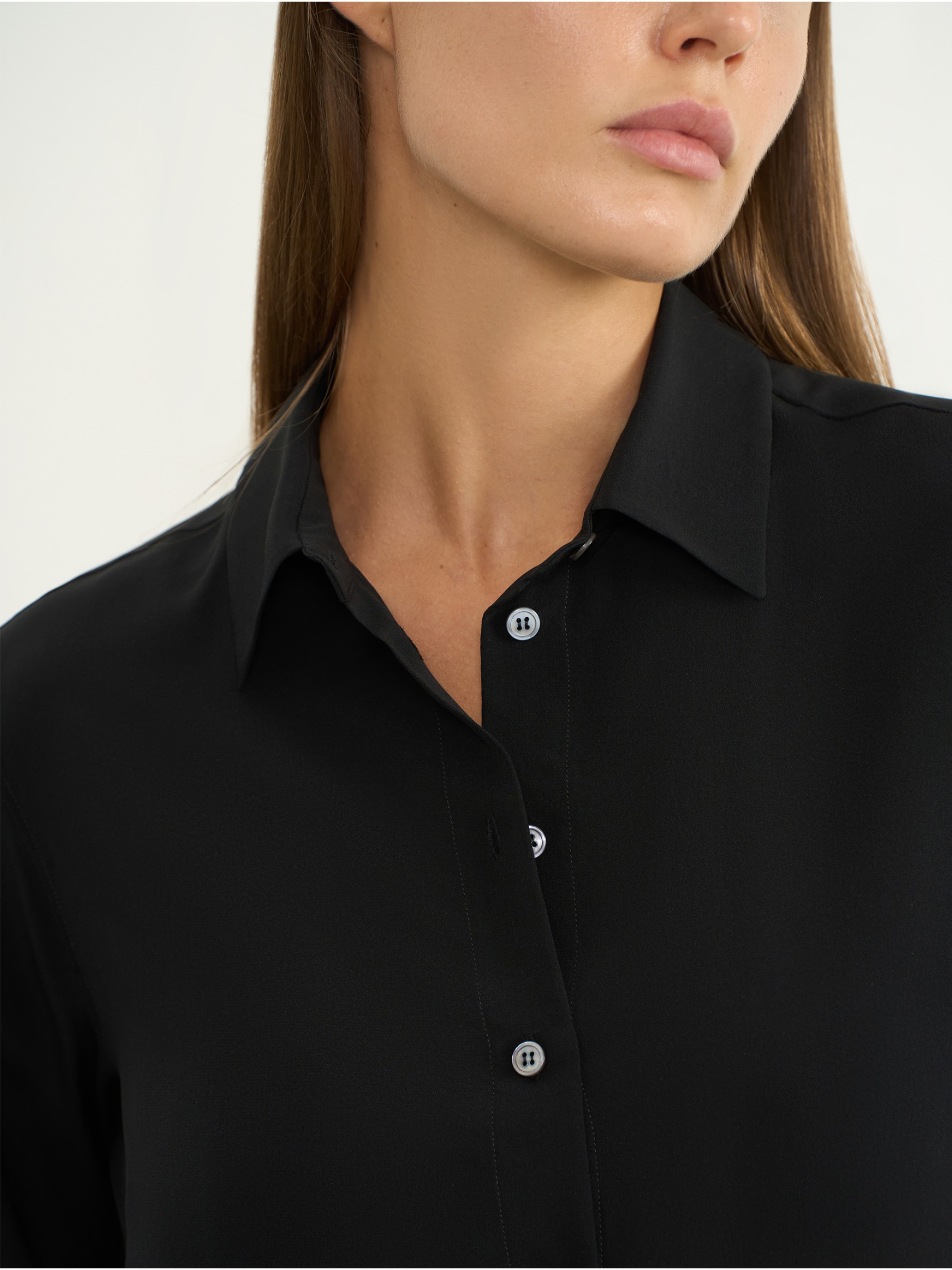 Рубашка из крепдешина