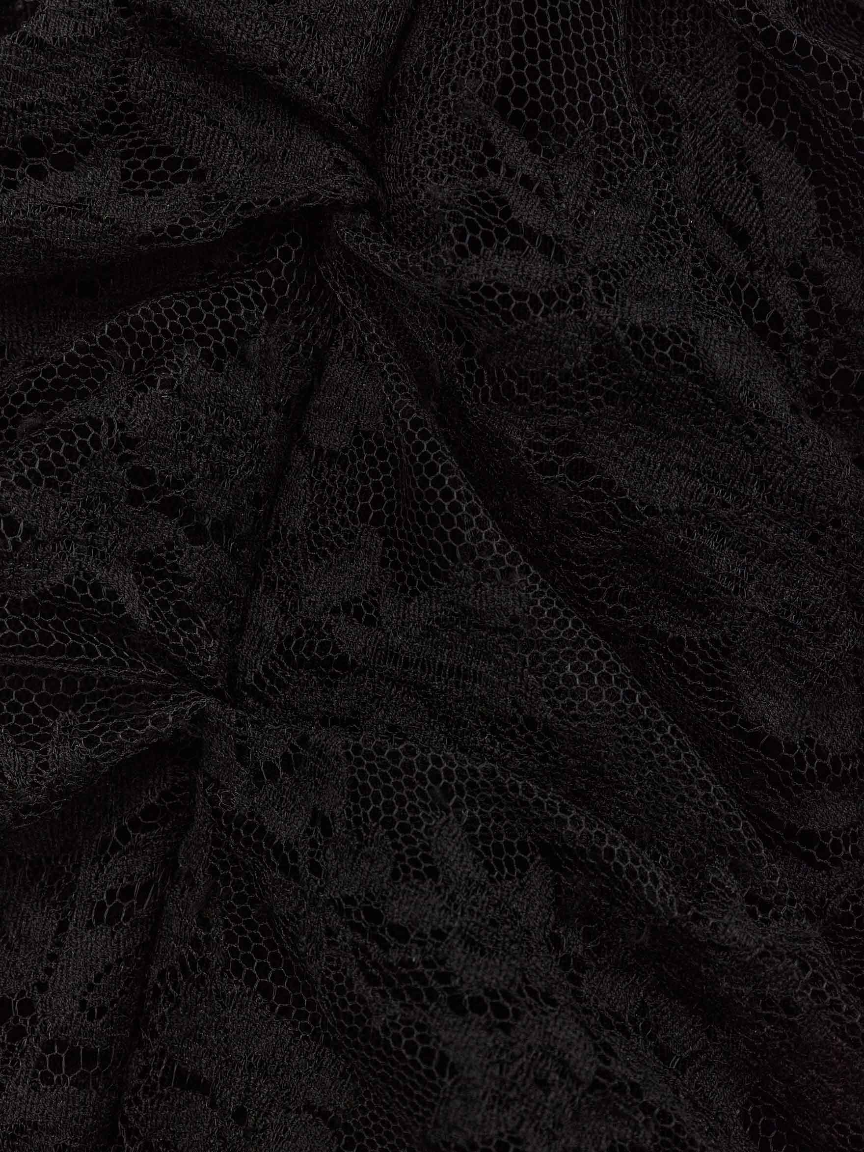 Платье мини из кружева