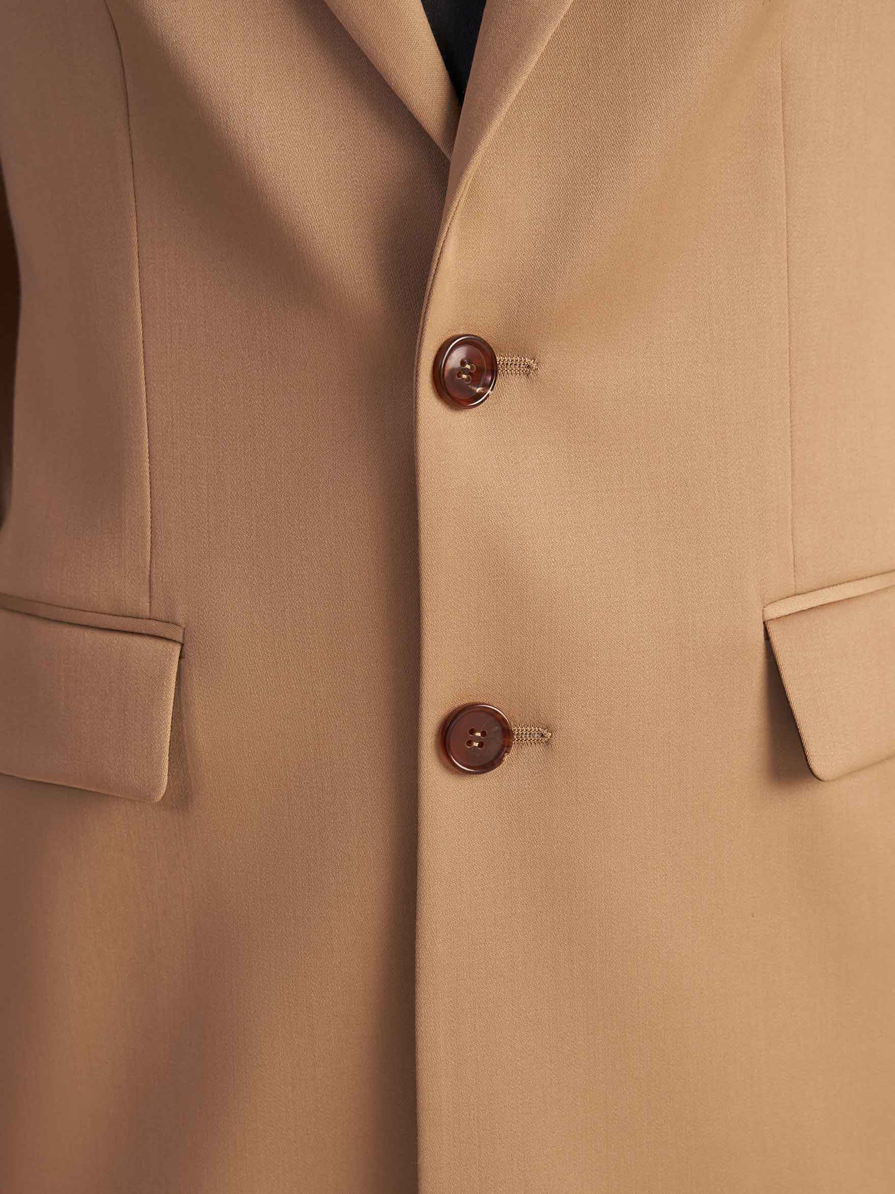 Жакет удлиненный из шерсти