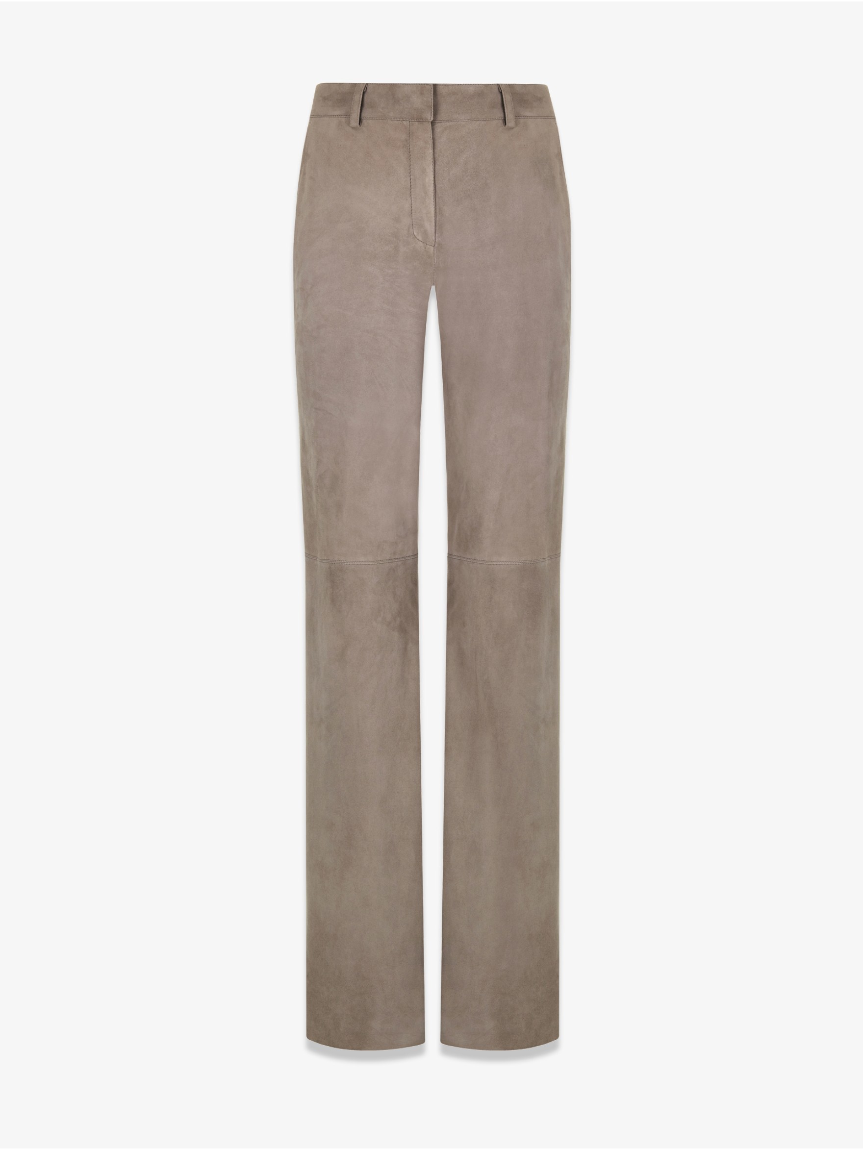 Брюки из замши