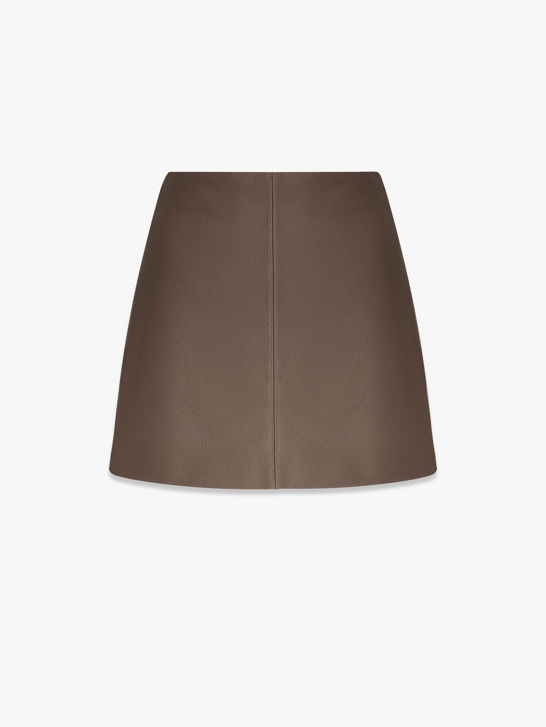 Юбка мини из кожи оленя