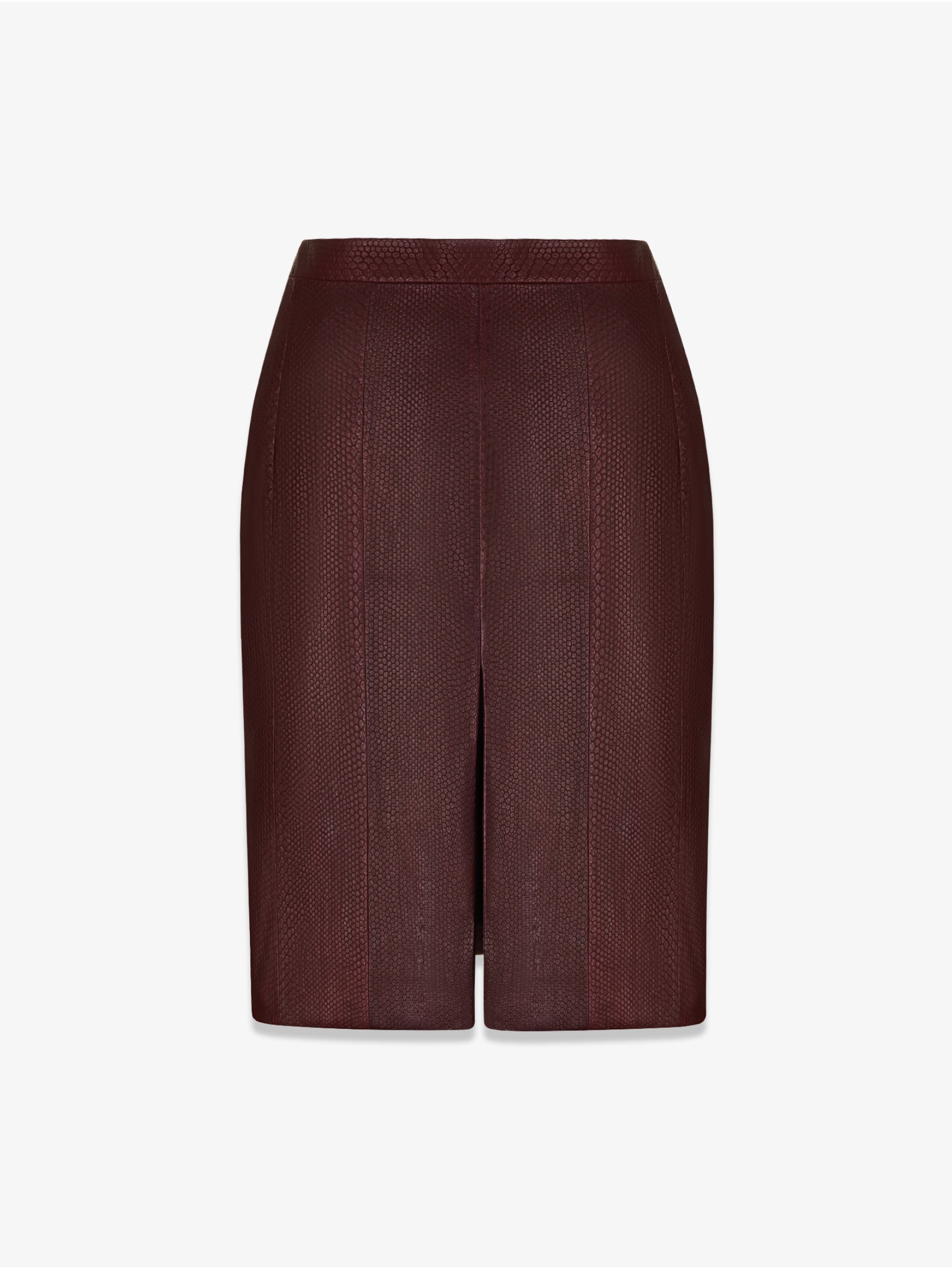 Юбка-карандаш из кожи змеи