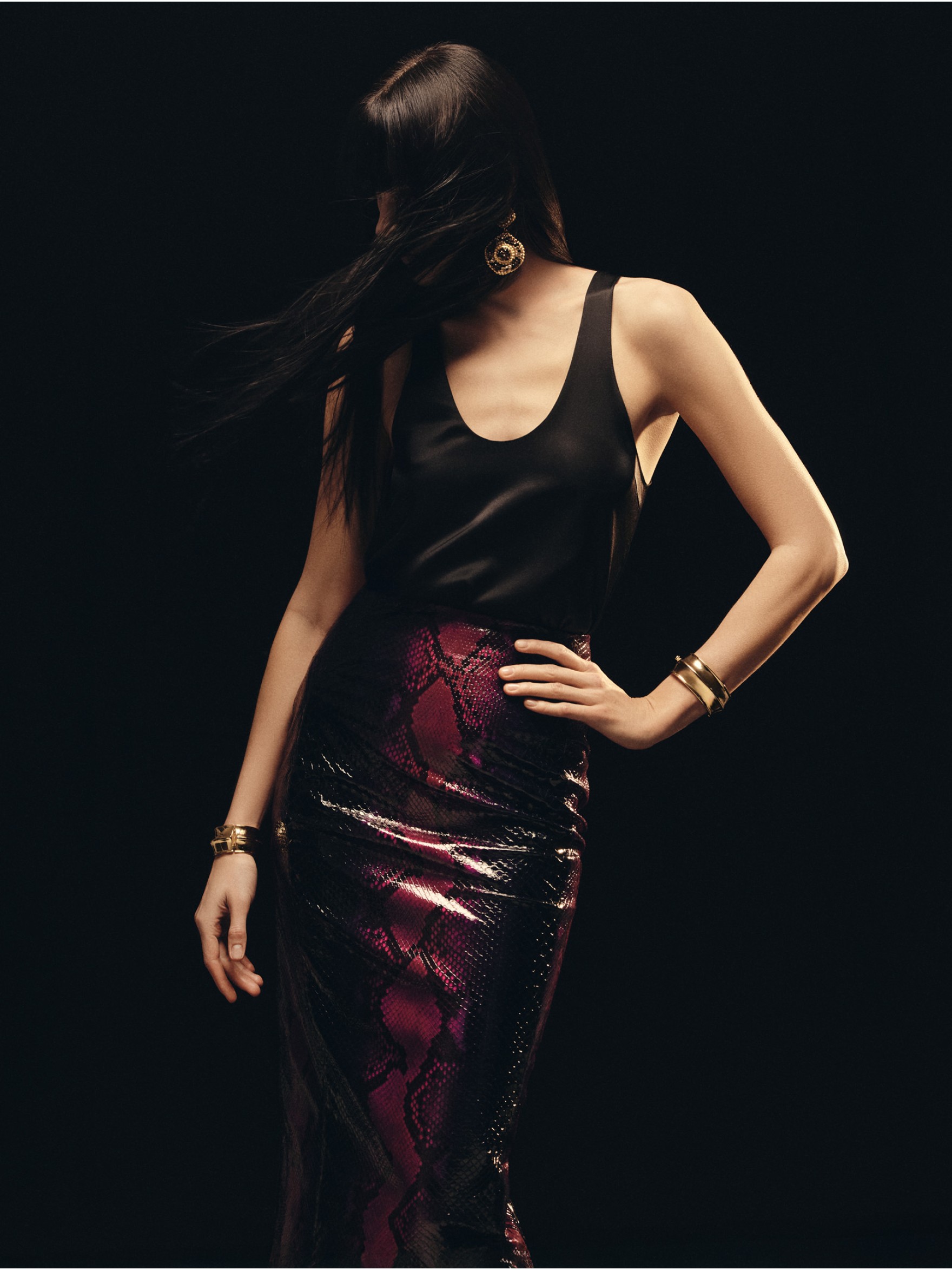 Топ из шелка